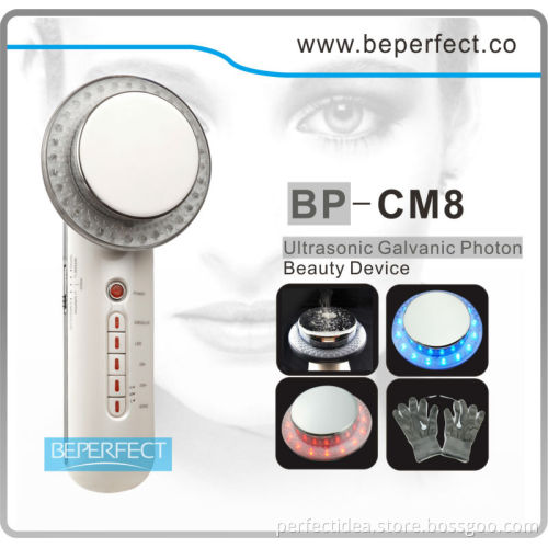 2013 Newest Alibaba Express 6 in 1 Ultrasonic beauty Instrument with gloves